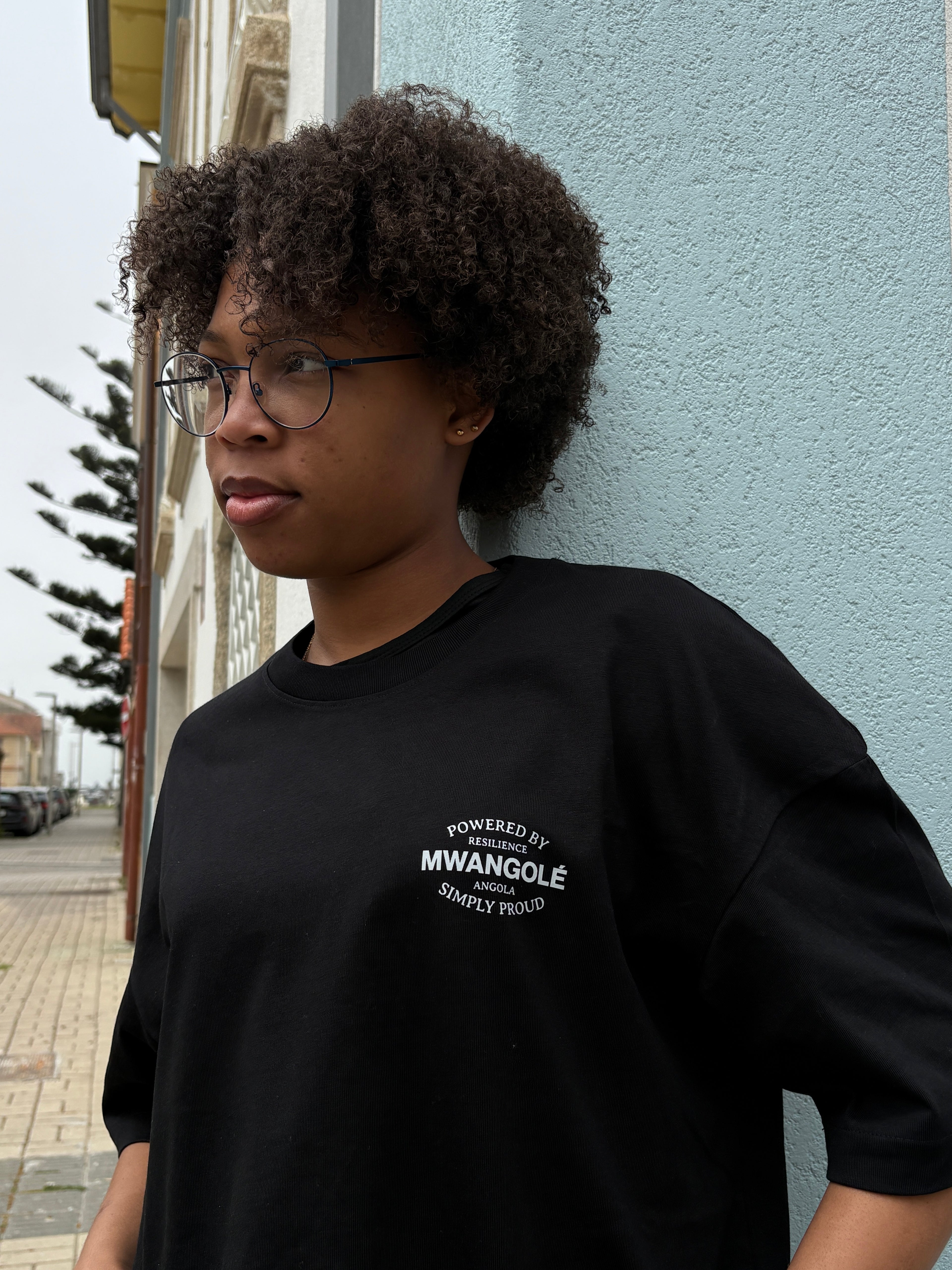 Mwangolé Oversized Tee - Palanca Negra