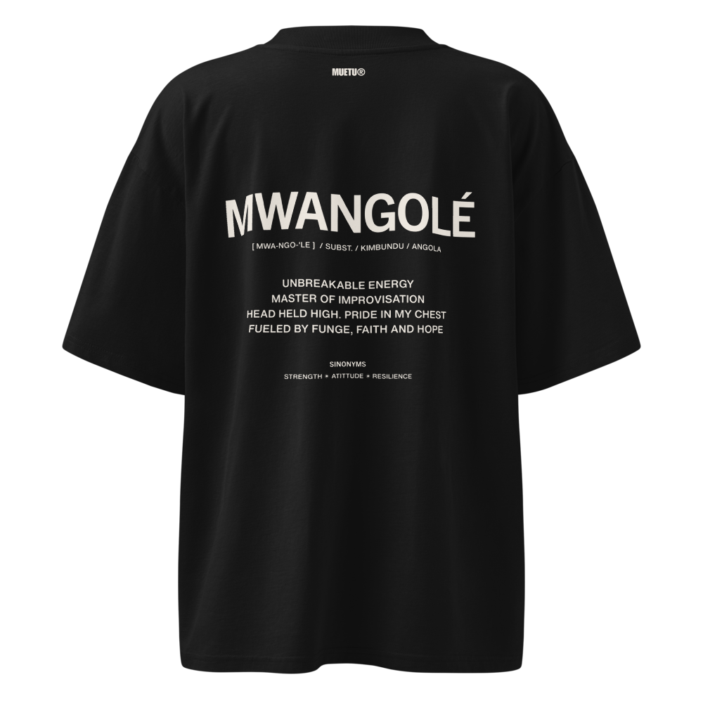 Mwangolé Oversized Tee - Palanca Negra